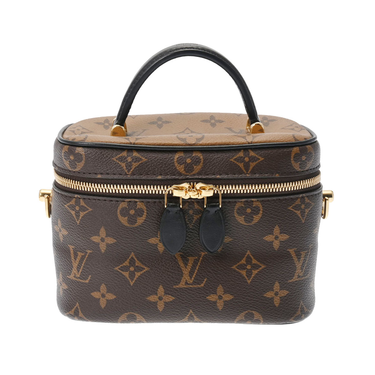 LOUIS VUITTON ルイヴィトン モノグラムリバース ヴァニティNV PM ブラウン M45165 レディース モノグラムリバース キャンバス 2WAYバッグ Aランク 中古 