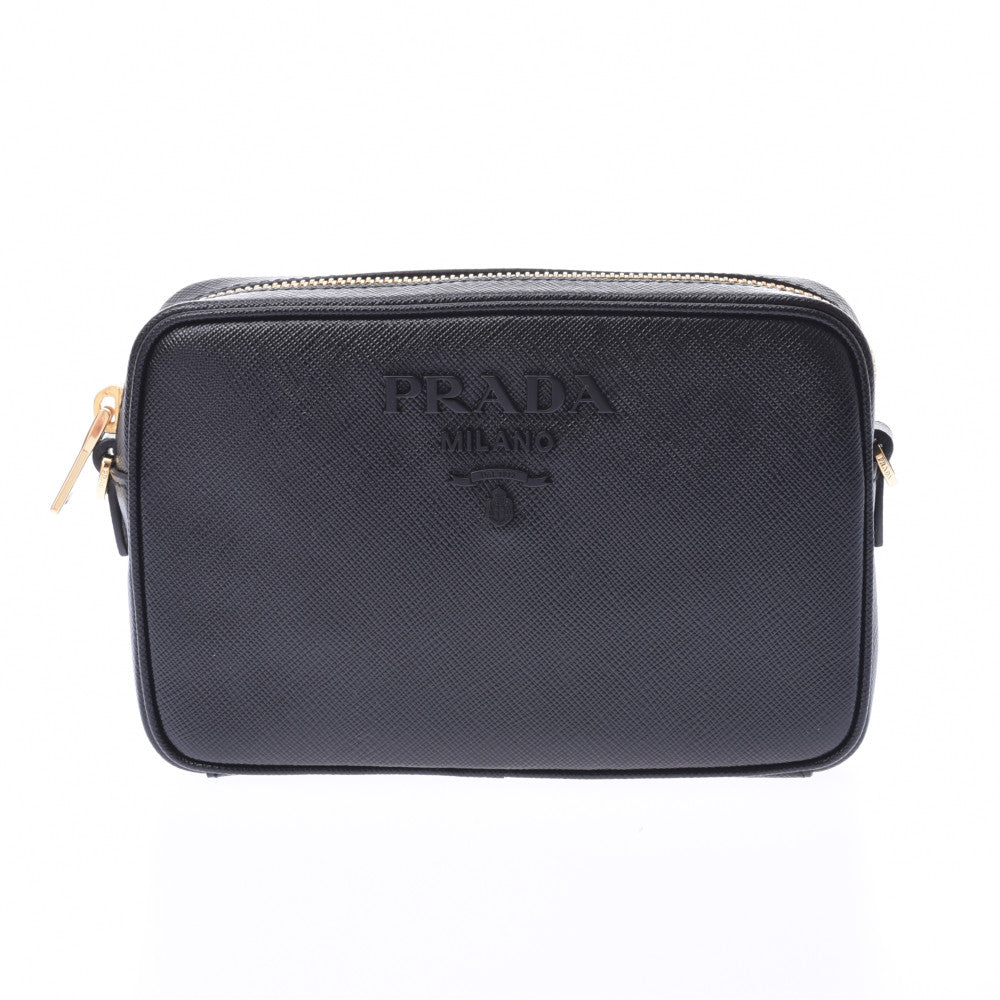 PRADA プラダ ショルダーバッグ 黒 1BH036 レディース サフィアーノ ショルダーバッグ 新品 