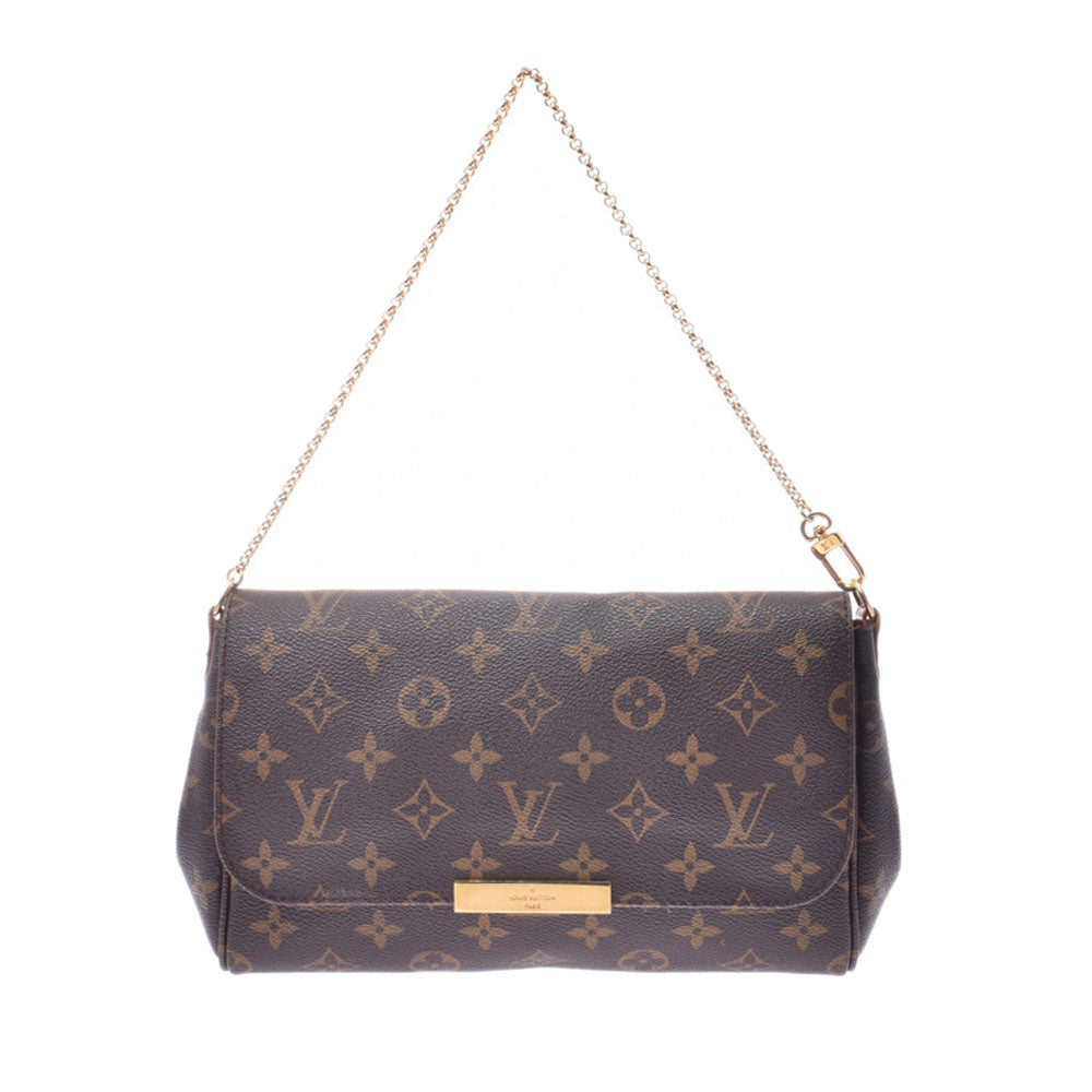 LOUIS VUITTON ルイヴィトン モノグラム フェイボリットMM 2WAYバッグ ブラウン M40718 レディース モノグラムキャンバス ショルダーバッグ Bランク 中古 