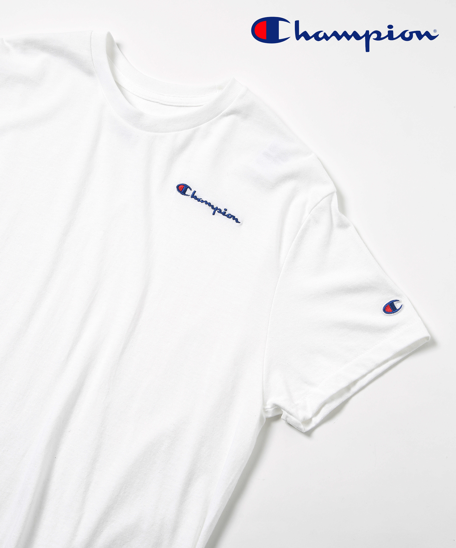 チャンピオン/【Champion/チャンピオン】Tシャツ 半袖 ワンポイント ロゴ 無地 カットソ･･･