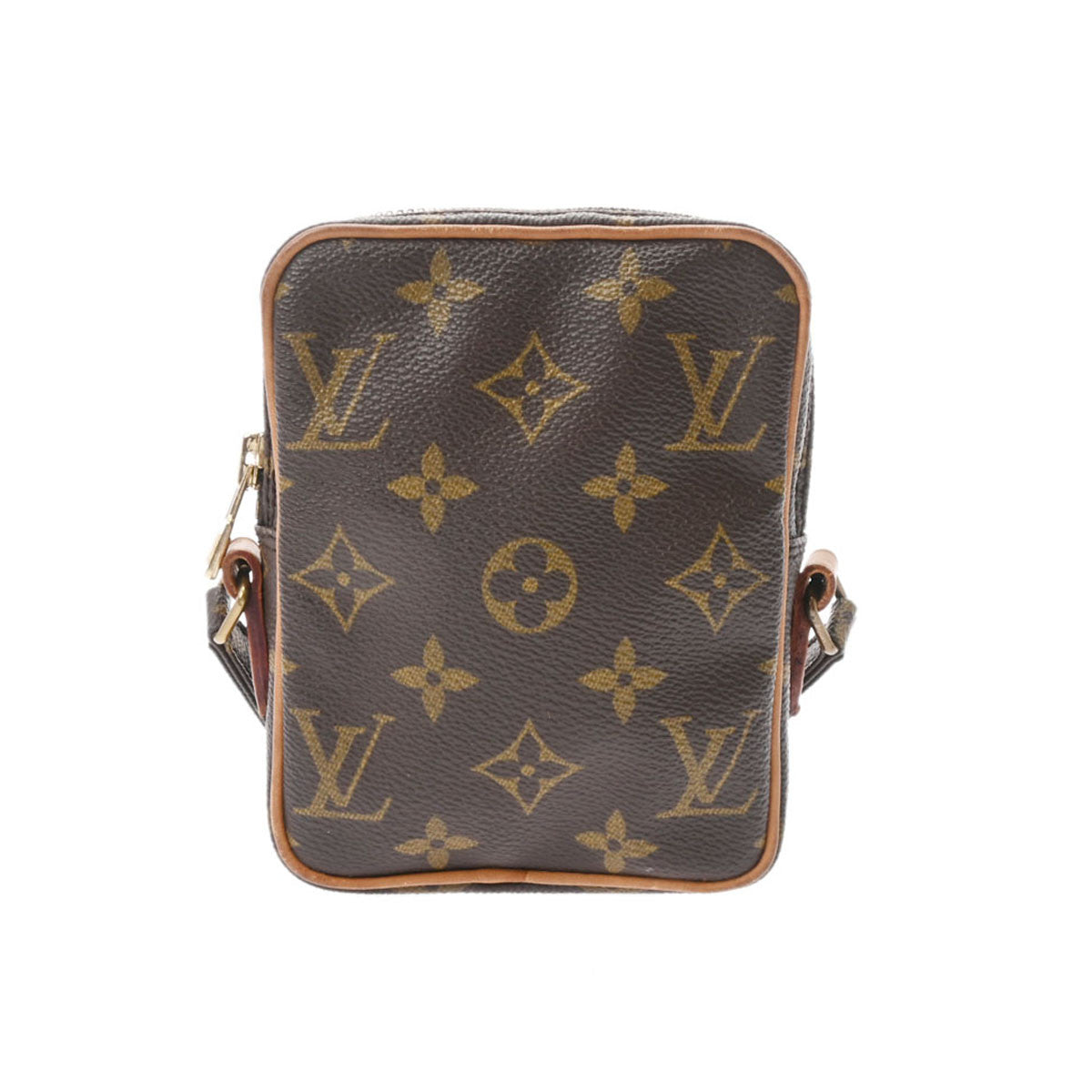 LOUIS VUITTON ルイヴィトン モノグラム ミニダヌーブ ブラウン M45268 レディース モノグラムキャンバス ショルダーバッグ Bランク 中古 