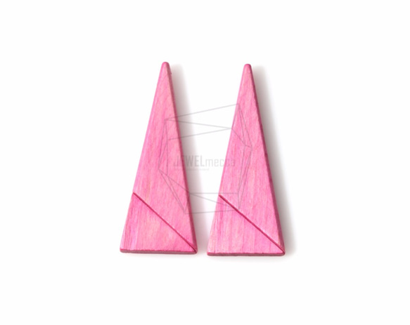 BSC-161-G【4個入り】トライアングルウッドビーズ,triangle Wooden Beads