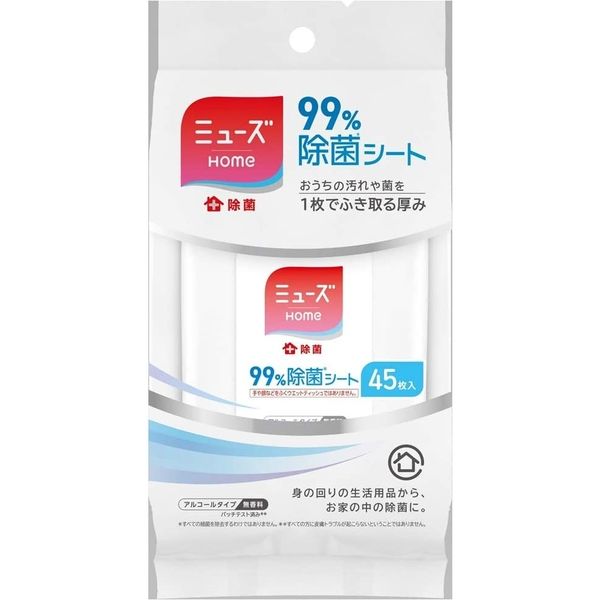 ミューズホーム99％除菌シート 4906156802559 45枚×24点セット レキットベンキーザー・ジャパン（直送品）