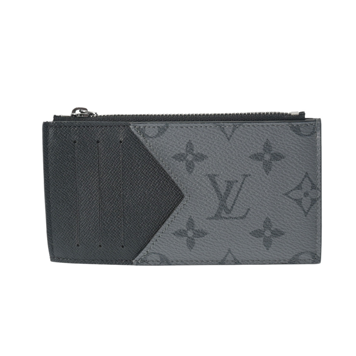 LOUIS VUITTON ルイヴィトン モノグラムエクリプス エクリプス/リバース コインカードホルダー 黒/グレー M69533 メンズ モノグラムエクリプスキャンバス コインケース Aランク 中古 