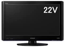 日立 22V型 地上・BS・110度CSデジタルハイビジョン液晶テレビWooo (250GB HDD内蔵 録画機能付) L22-HP05【中古品】