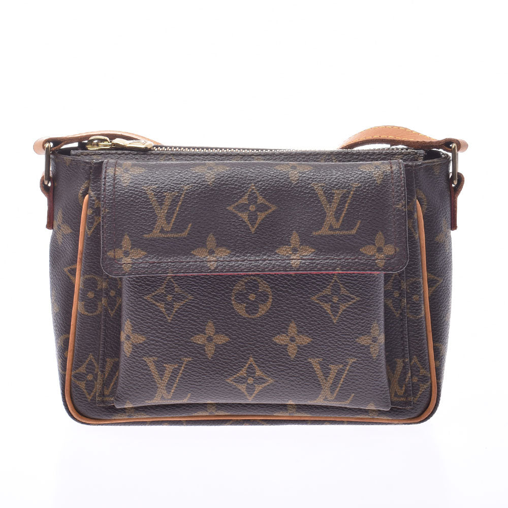 LOUIS VUITTON ルイヴィトン モノグラム ヴィバシテPM ブラウン M51165 レディース モノグラムキャンバス ショルダーバッグ Bランク 中古 