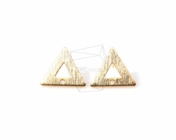 ERG-503-MG【2個入り】トライアングルピアス,Outline Triangle Post Earring