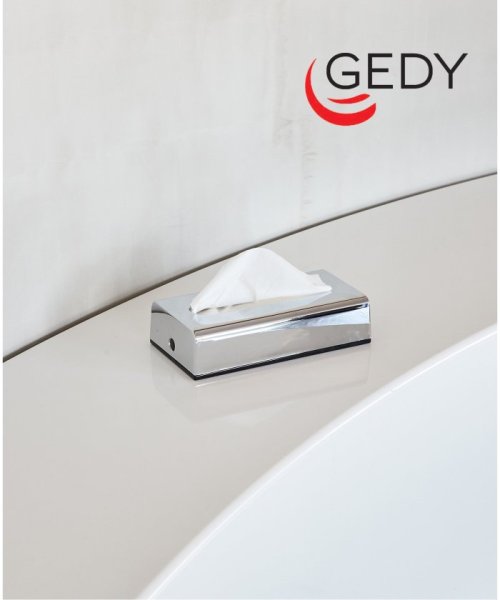 《予約》【GEDY/ゲティ】 TISSUE BOX CHROME ティッシュケース