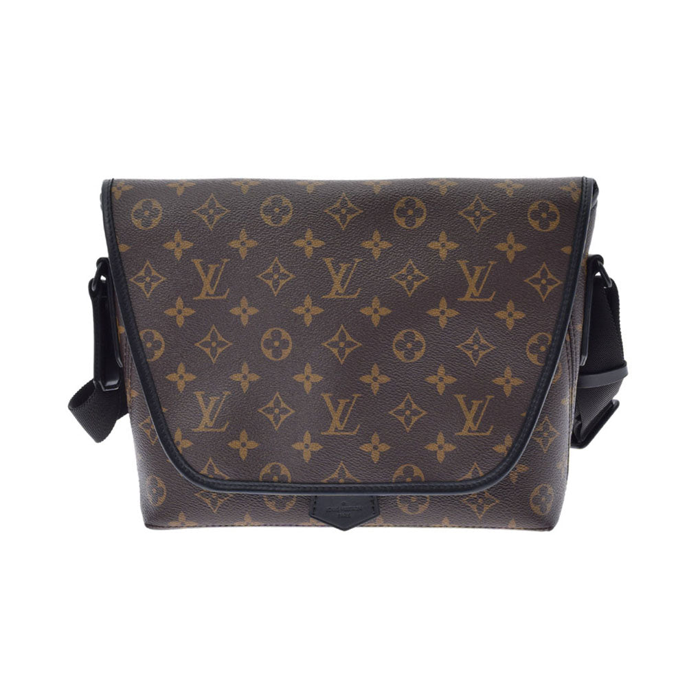 LOUIS VUITTON ルイヴィトン モノグラム マカサー マグネティックメッセンジャー ブラウン M45557 メンズ モノグラムマカサー ショルダーバッグ Aランク 中古 