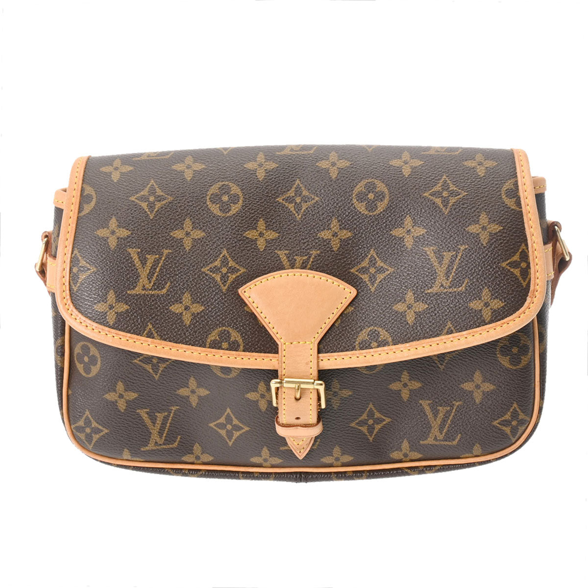 LOUIS VUITTON ルイヴィトン モノグラム ソローニュ ブラウン M42250 レディース モノグラムキャンバス ショルダーバッグ ABランク 中古 