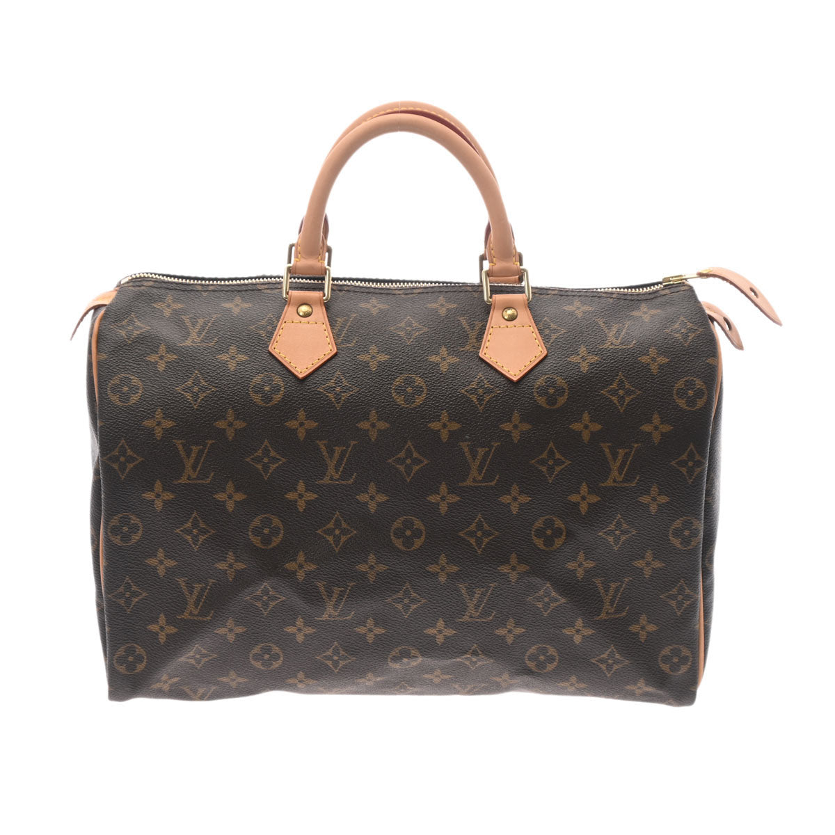 LOUIS VUITTON ルイヴィトン モノグラム スピーディ35 ブラウン M41524 レディース モノグラムキャンバス ハンドバッグ Aランク 中古 