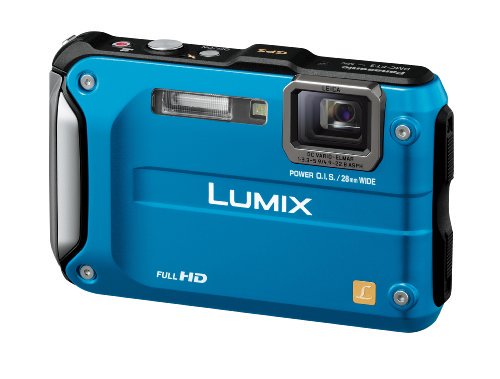 Panasonic デジタルカメラ LUMIX FT3 スプラッシュブルー DMC-FT3-A【中古品】