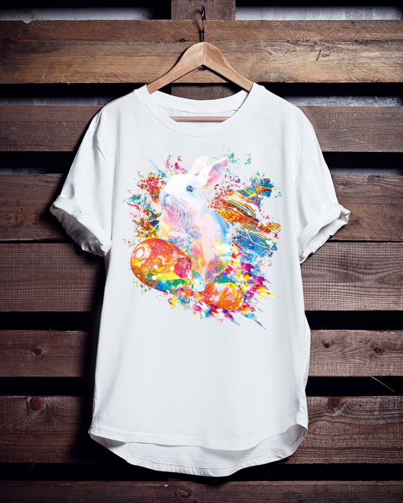 アニマルTシャツ「Rocket Rabbit」