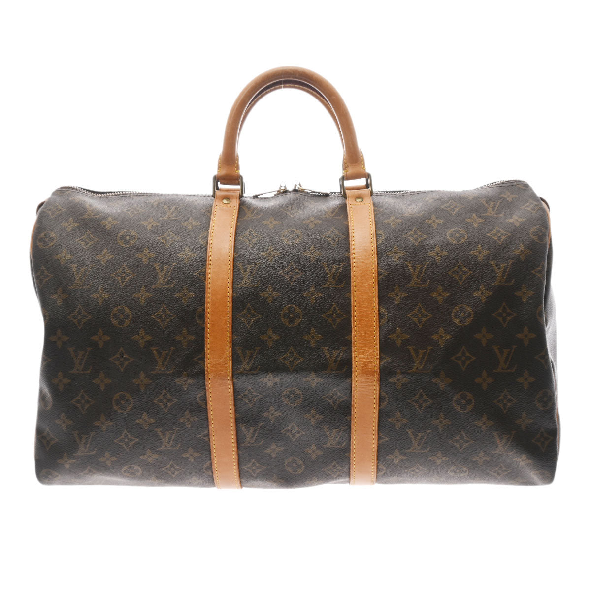 LOUIS VUITTON ルイヴィトン モノグラム キーポル 50 ブラウン M41426 レディース モノグラムキャンバス ボストンバッグ Bランク 中古 