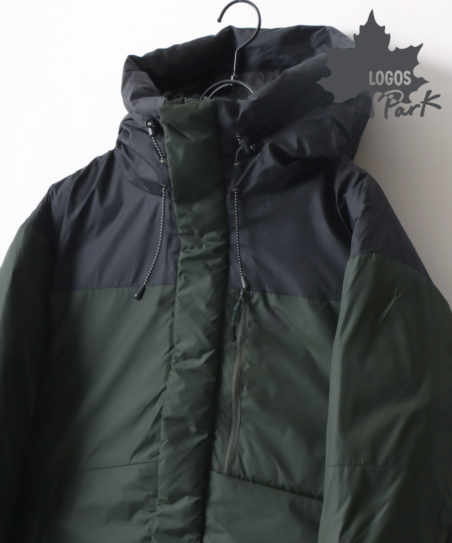 ラザル/【Lazar】LOGOS/ロゴス Fiber Down Jacket Parka/撥水 中･･･