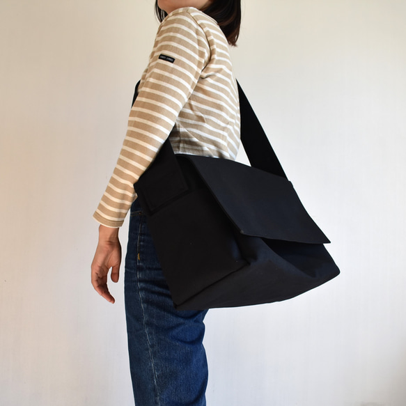 POST SHOULDER TOTE BAG（ブラック）