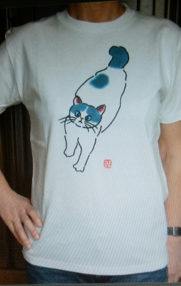 #Creema猫の日　八割れにゃんこＴシャツ