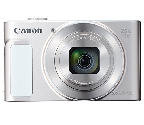 Canon コンパクトデジタルカメラ Power Shot SX620HS ホワイト 光学25倍ズーム PSSX620HS(WH)【中古品】