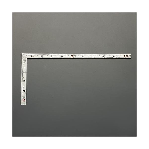 エスコ 250x500mm シルバー曲尺 EA720WA-12A 1セット(2本)（直送品）