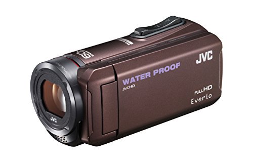 JVC KENWOOD JVC ビデオカメラ EVERIO 防水 防塵 内蔵メモリー32GB ブラウン GZ-R300-T【中古品】