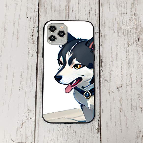 iphoneケース1-5-47 iphone 強化ガラス 犬・いぬ・ワンちゃん 箱7 かわいい アイフォン iface