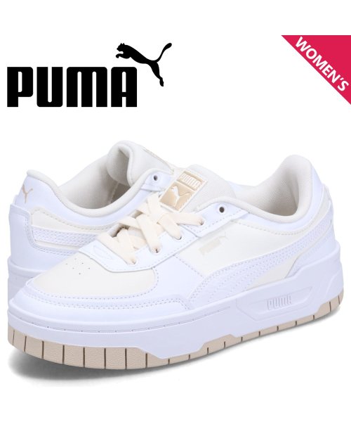 PUMA プーマ スニーカー カリ ドリーム レザー レディース 厚底 CALI DREAM LTH ホワイト 白 392730－16