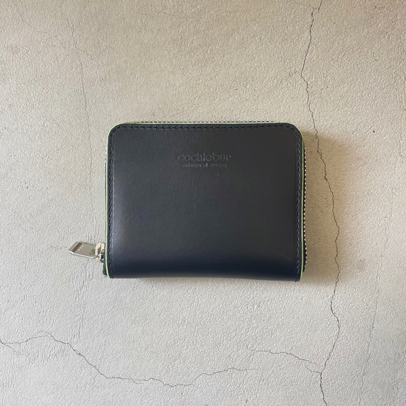 《【受注生産品】》wallet-A  イタリアンレザーのsquare wallet