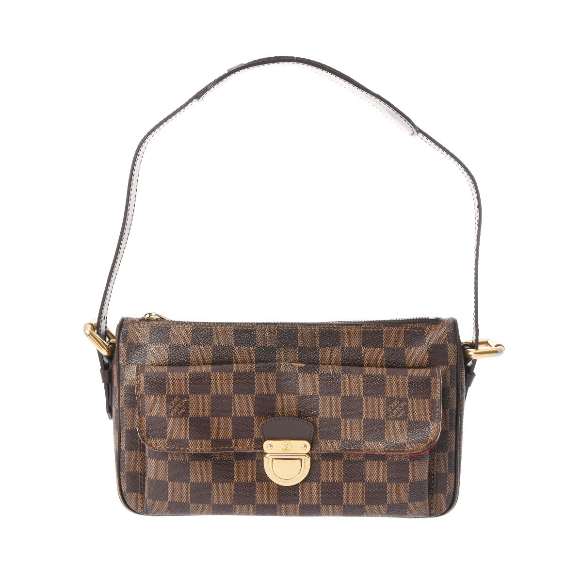 LOUIS VUITTON ルイヴィトン ダミエ ラヴェッロ GM ブラウン N60006 レディース ダミエキャンバス ショルダーバッグ Bランク 中古 