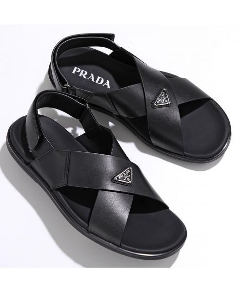 PRADA クリスクロスサンダル 2X3121 3LEM