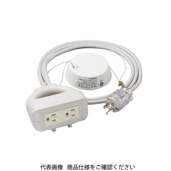 明工社 病院用吊り下げ接地タップ (白) MR7581 1個（直送品）