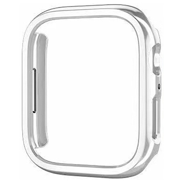 GAACAL Apple Watch Series 1-3 [38mm]用プラスチックフレーム メタリックシルバー W00224S1