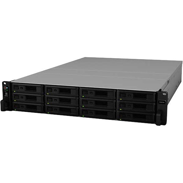 Synology RackStation クアッドコアXEON D-1521搭載12ベイ2UラックマウントNASサーバー RS3618xs（直送品）