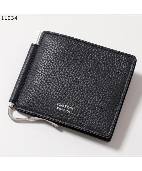 TOM FORD 二つ折り財布 Y0231T LCL158 マネークリップ付き