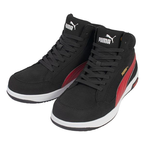 プーマ PUMAセーフティスニーカー AIRTWIST 2.0 BLACK MID 63.210.0 25.0cm 1足（直送品）