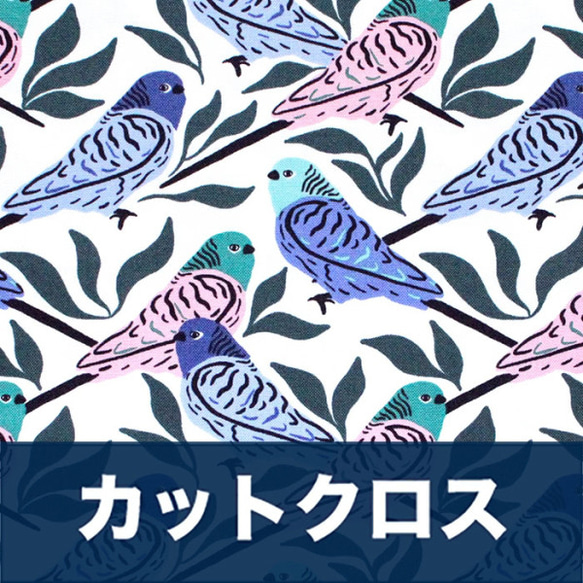 カットクロス Cloud9 Fabrics / Comforts of Home 227221 Parakeets