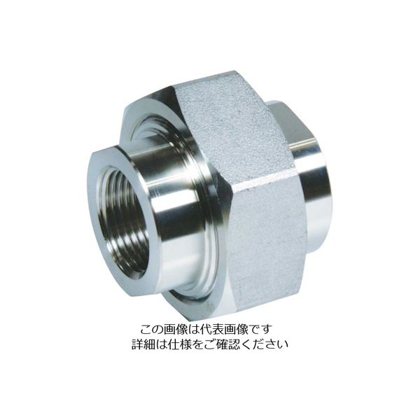 フジトク ユニオン 20A ステンレス SUS316L ねじ込み OU-PT-20A-SU6L 1個 112-0102（直送品）