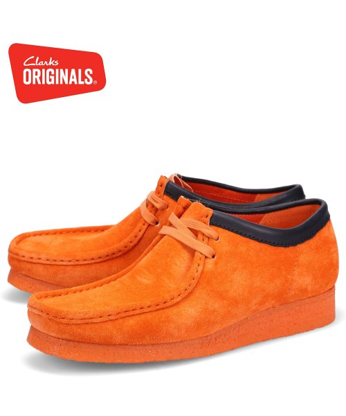 クラークス オリジナルズ Clarks Originals ブーツ ワラビー メンズ WALLABEE オレンジ 26163072