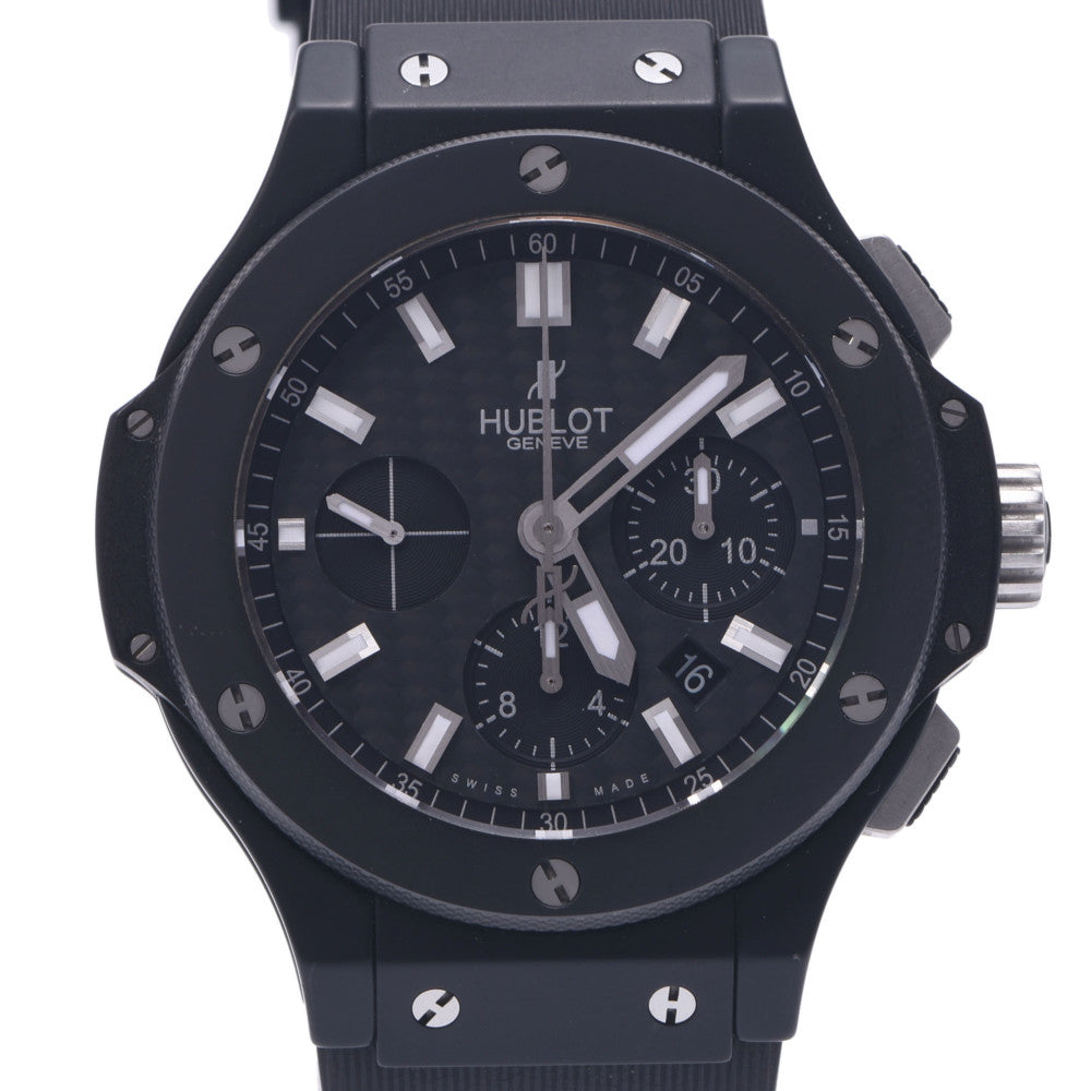 HUBLOT ウブロ ビックバン ブラックマジック 301.CI.1770.RX メンズ セラミック/ラバー 腕時計 自動巻き 黒文字盤 Aランク 中古 