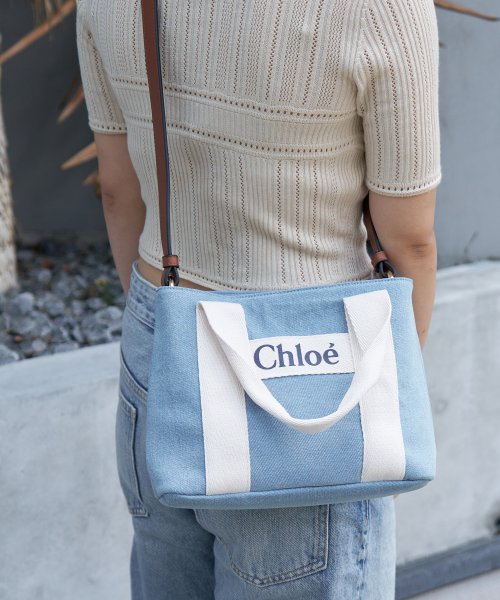 Chloe クロエ LOGO SHOULDER BAG 大人もOK♪ ロゴ ショルダー バッグ