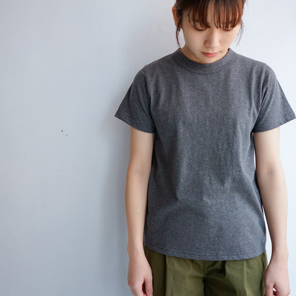 ドライタッチコットン半袖カットソー/metal heather/size1.2