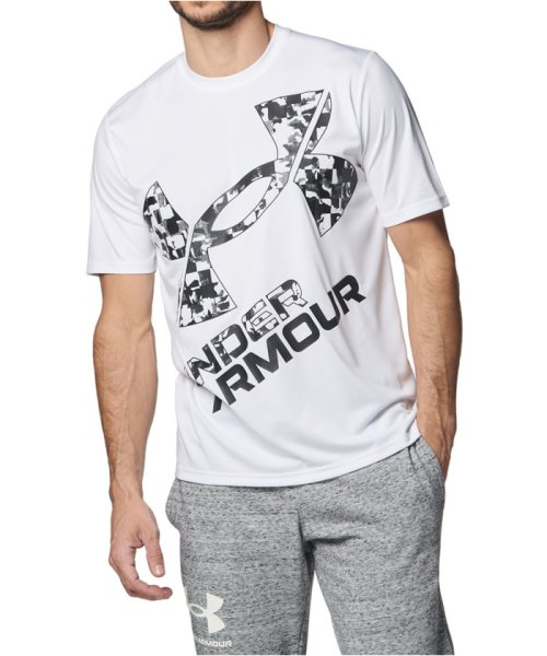 UNDER　ARMOUR アンダーアーマー テック XLロゴ ショートスリーブTシャツ メンズ トッ