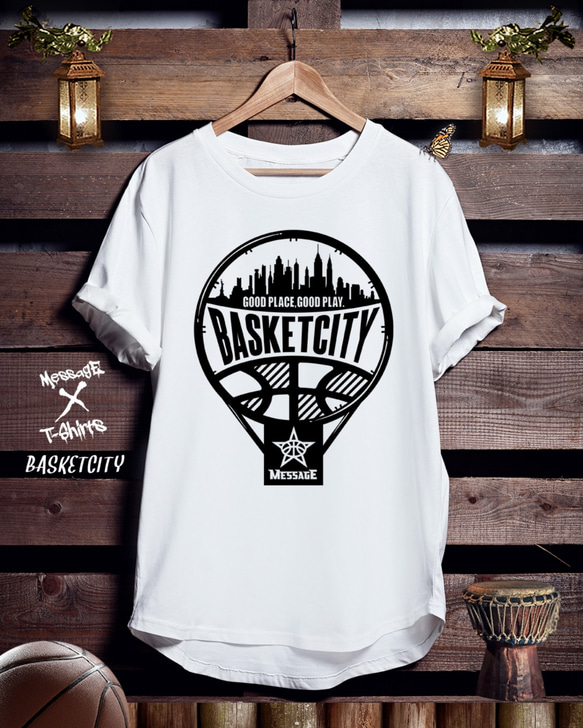 バスケTシャツ「BASKETCITY」