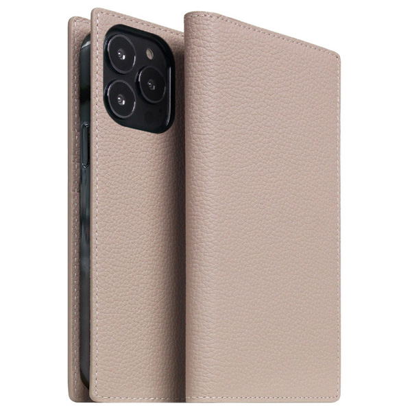 SLG Design iPhone 14 Pro用Full Grain Leather Case ライトクリーム SD24326I14PLC