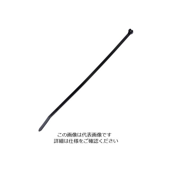 パンドウイット ステンレス爪ロック式ナイロン結束バンド 耐熱性黒 幅2.4mm 長さ201mm 1000本入り BT2M-M30 100-7287（直送品）