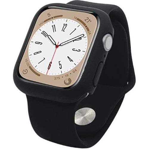 ラスタバナナ RBAWS7445BK Apple Watch用バンド Ultra/Series 8/7/6/5/4/3/SE 第2世代/SE 49mm/45mm/44mm/42mm シリコン スタンダード ブラック