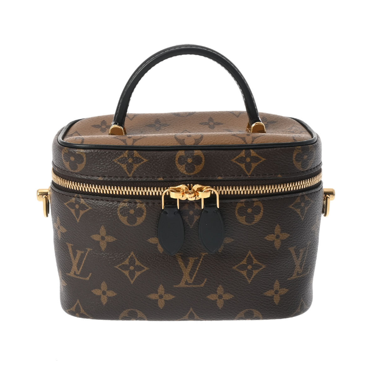 LOUIS VUITTON ルイヴィトン モノグラムリバース ヴァニティNV PM 2WAY ブラウン M45165 レディース モノグラムキャンバス ハンドバッグ ABランク 中古 