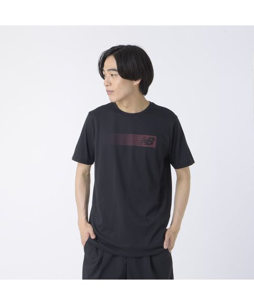 ニューバランス/Sport Essentials ヘザーテックグラフィックショートスリーブTシャツ