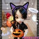 【再販】ハロウィン猫(ФωФ)セット【紫】