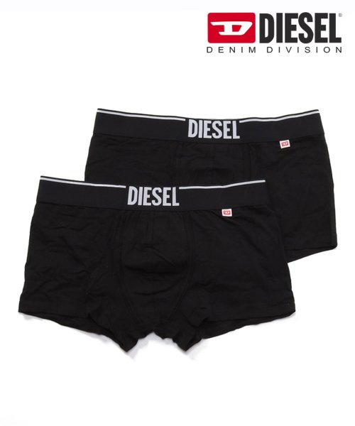 【DIESEL / ディーゼル】ボクサーパンツ 2枚セット メンズ アンダーウェア 無地 プレゼント ギフト ロゴ SMKX/LDAQ 2PK