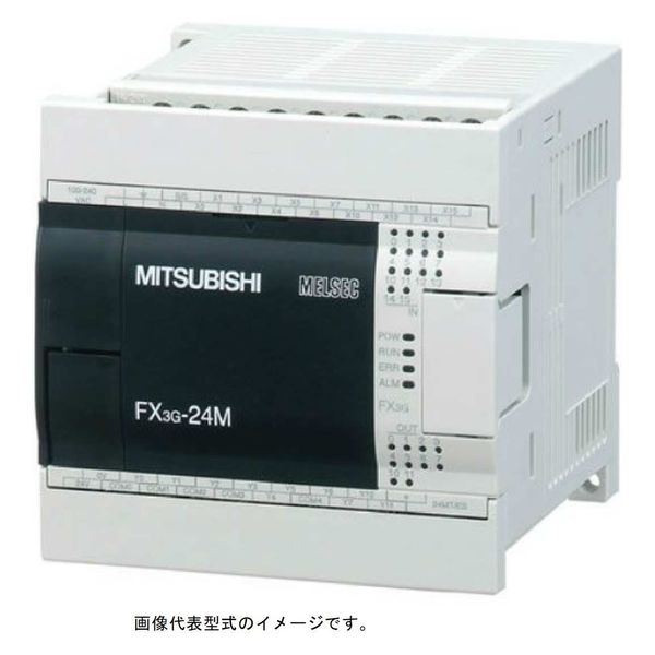 三菱電機 シーケンサ FX3G-24MR/ES 1個（直送品）